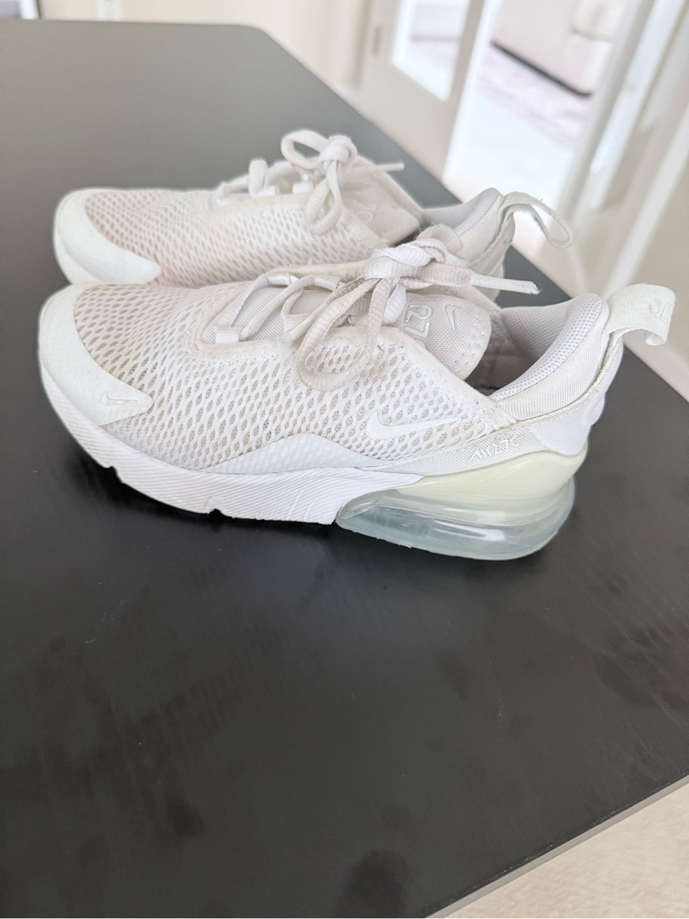 Nike All-White Air Max 270 Mesh Sneakers